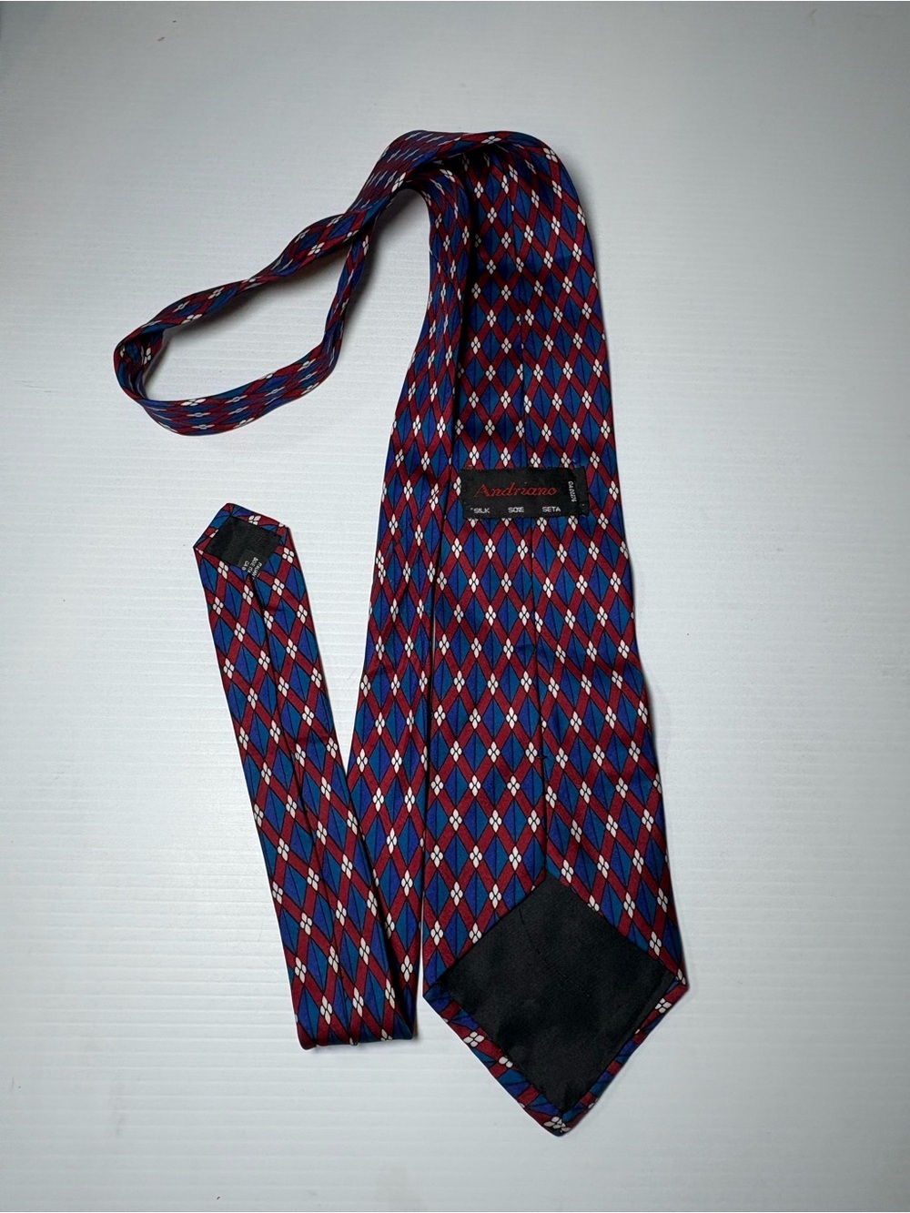 Vintage Andriano 100% Silk Tie